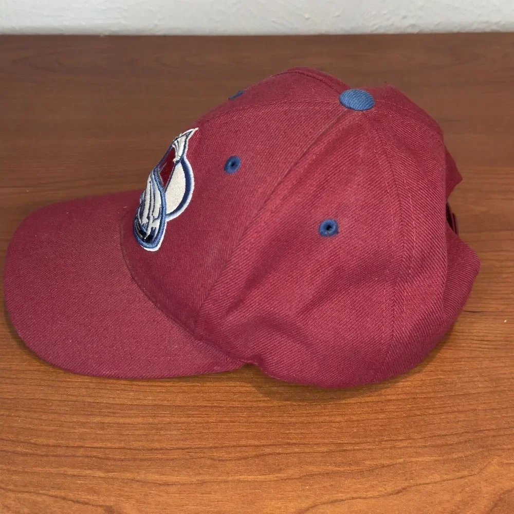 Colorado Avalanche Hat Cap‎ Snapback Red One Size Zephyr Wool Blend NHL Puma